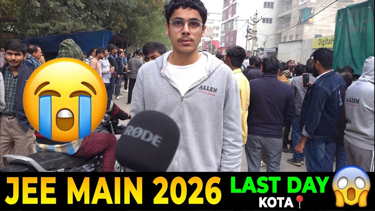 JEE Main 2026 Last Day Shift-1 | Toughest Paper?😱 Full Analysis KOTA Student