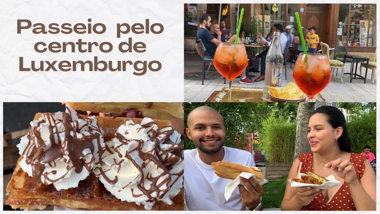 Uma tarde pelo centro de Luxemburgo - Comidas típicas e passeio pela vila!