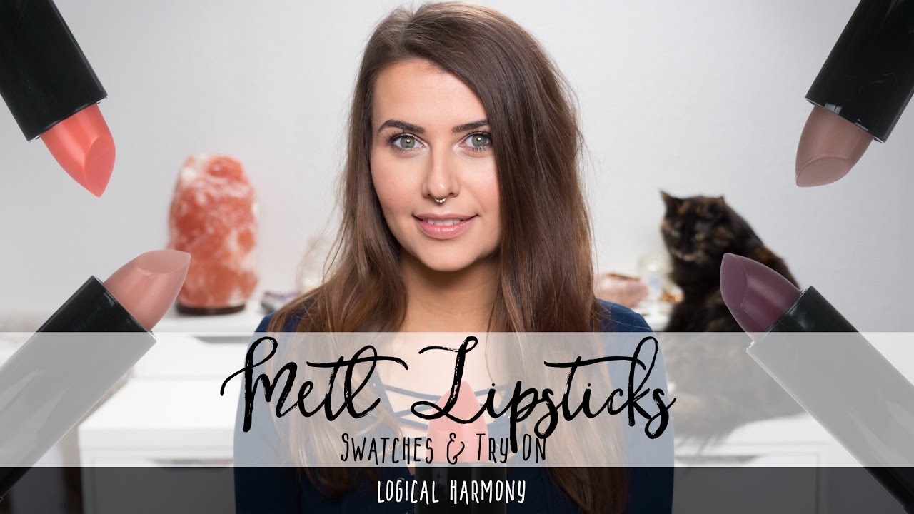 Melt Lipsticks Swatches & Try On (Cruelty Free & Vegan!) - Logical Harmony