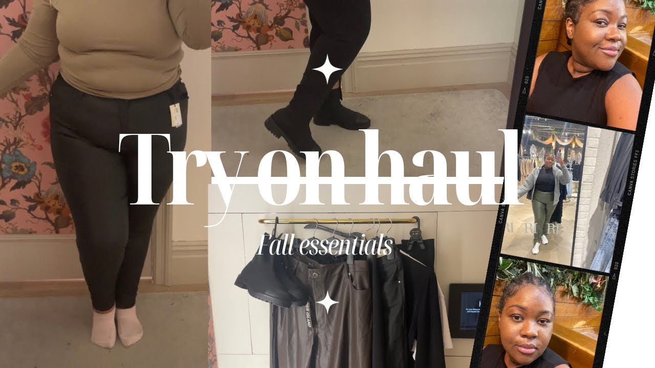 Plus size / Curvy Fall essentials haul | River island