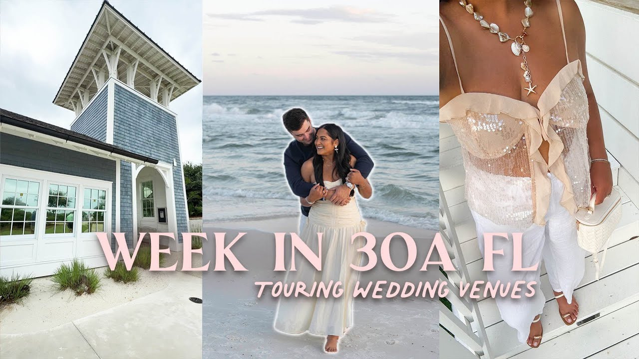 30A Florida Vlog 🌴 | Wedding Venue Shopping, Coastal Eats & Family Time | Camp Creek Tour