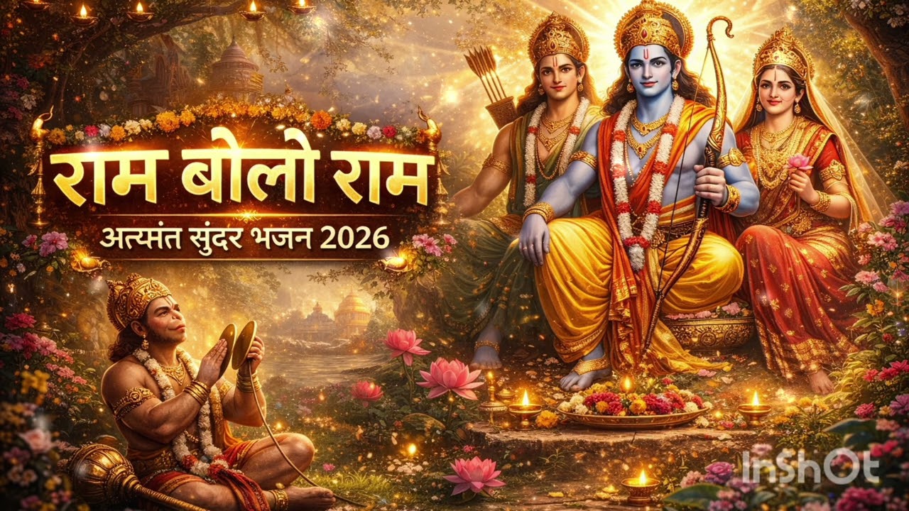 राम बोलो राम बोलो | अत्यंत सुंदर भजन 2026 | Shri Ram Bhajan | Hanuman Ji | Ram Siya Ram