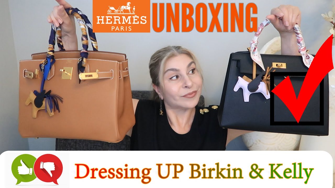 HERMES UNBOXING Jane Birkinify your Hermes Birkin 25 Birkin 30 Kelly 28 | OxanaLV