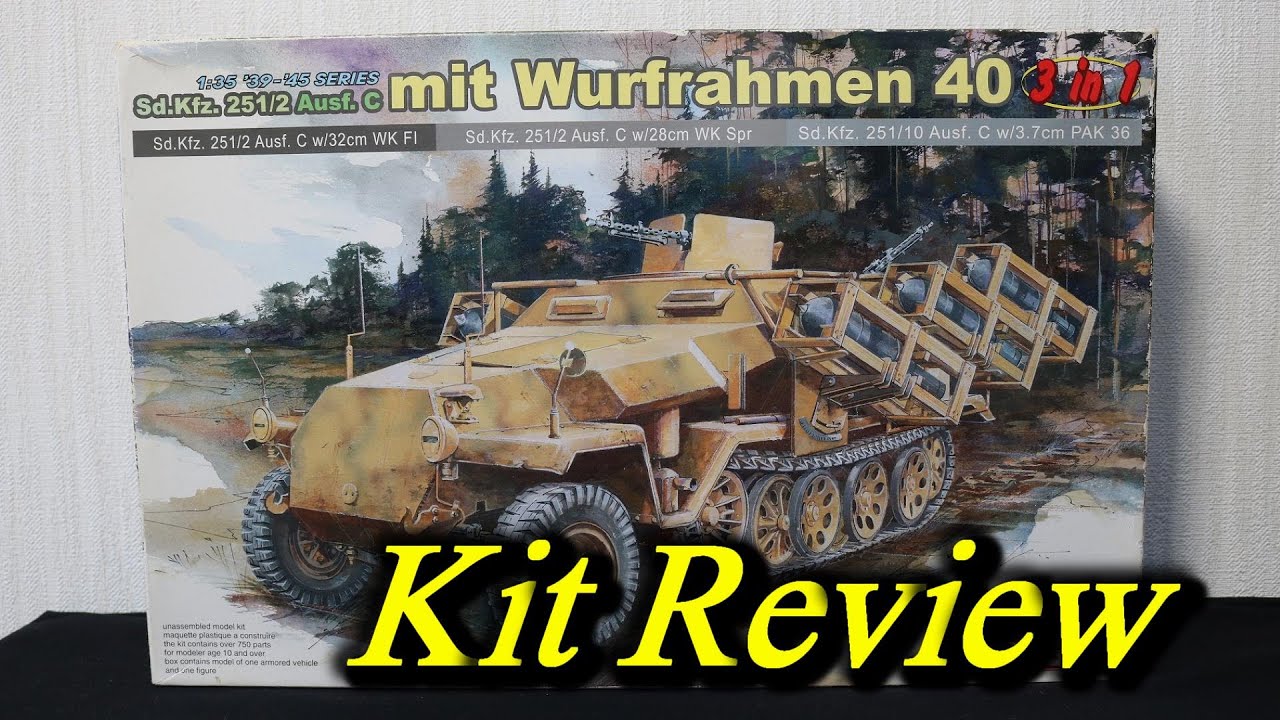 ドラゴン 1/35 ドイツ軍 ハノマーグ 装甲兵員輸送車 3in1 ( English Sub ) / Dragon German Hanomag APC w/rocket launcher 3in1