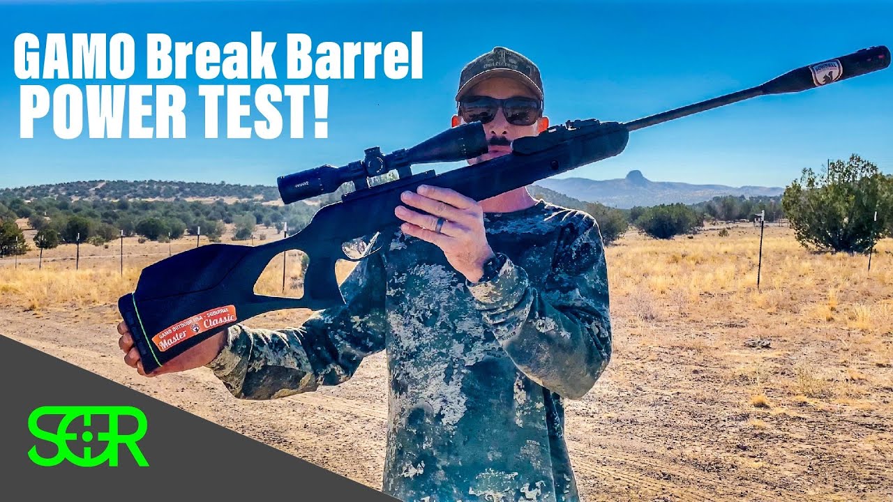 Break Barrel POWER TEST with the Gamo Magnum Swarm 10x in .22 cal