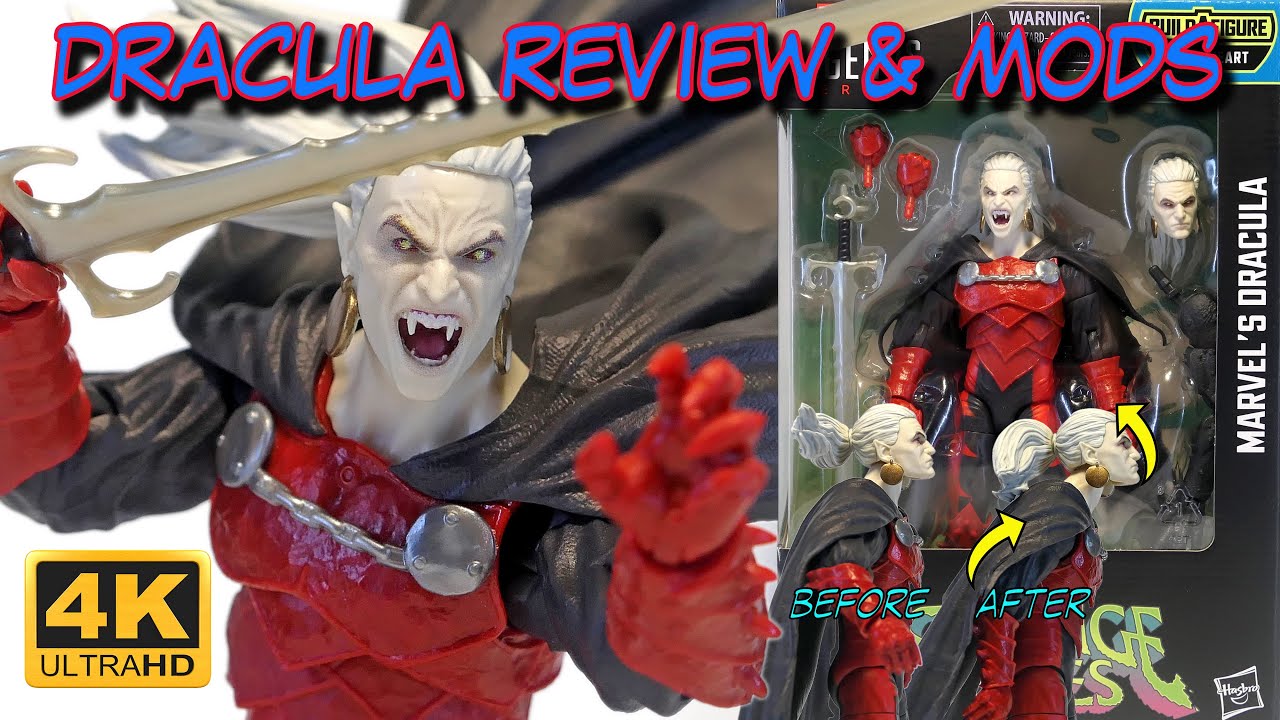 Обзор Дракулы Hasbro Marvel Legends 2024 Blackheart BAF Strange Tales Wave