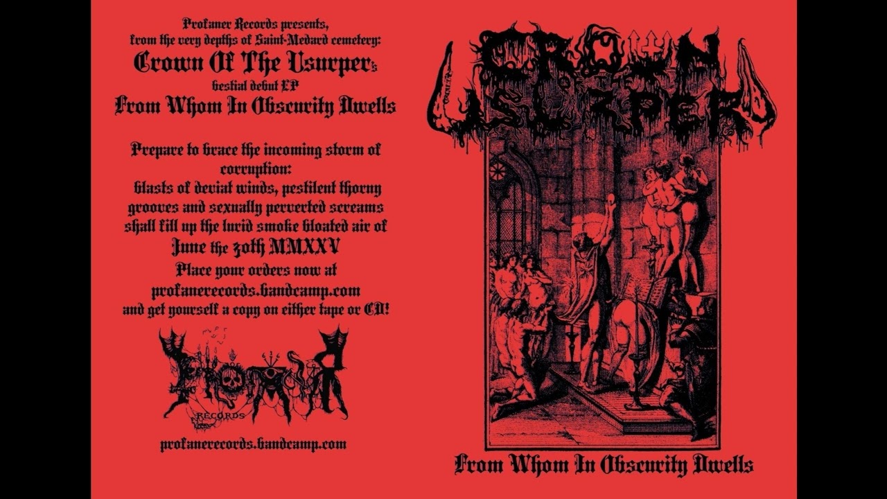 Crown Of The Usurper (Italy) - From Whom In Obscurity Dwells (EP) 2025