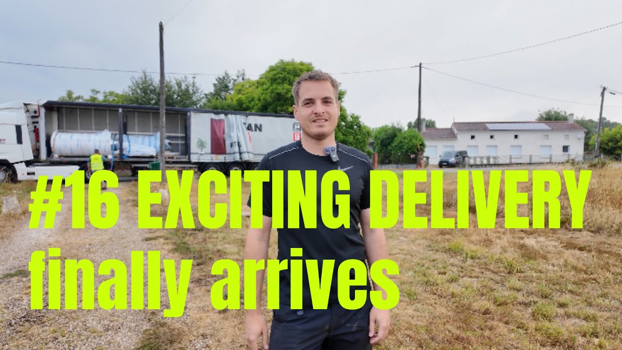 MAJOR MILESTONE reached as big delivery of equipment FINALLY arrives