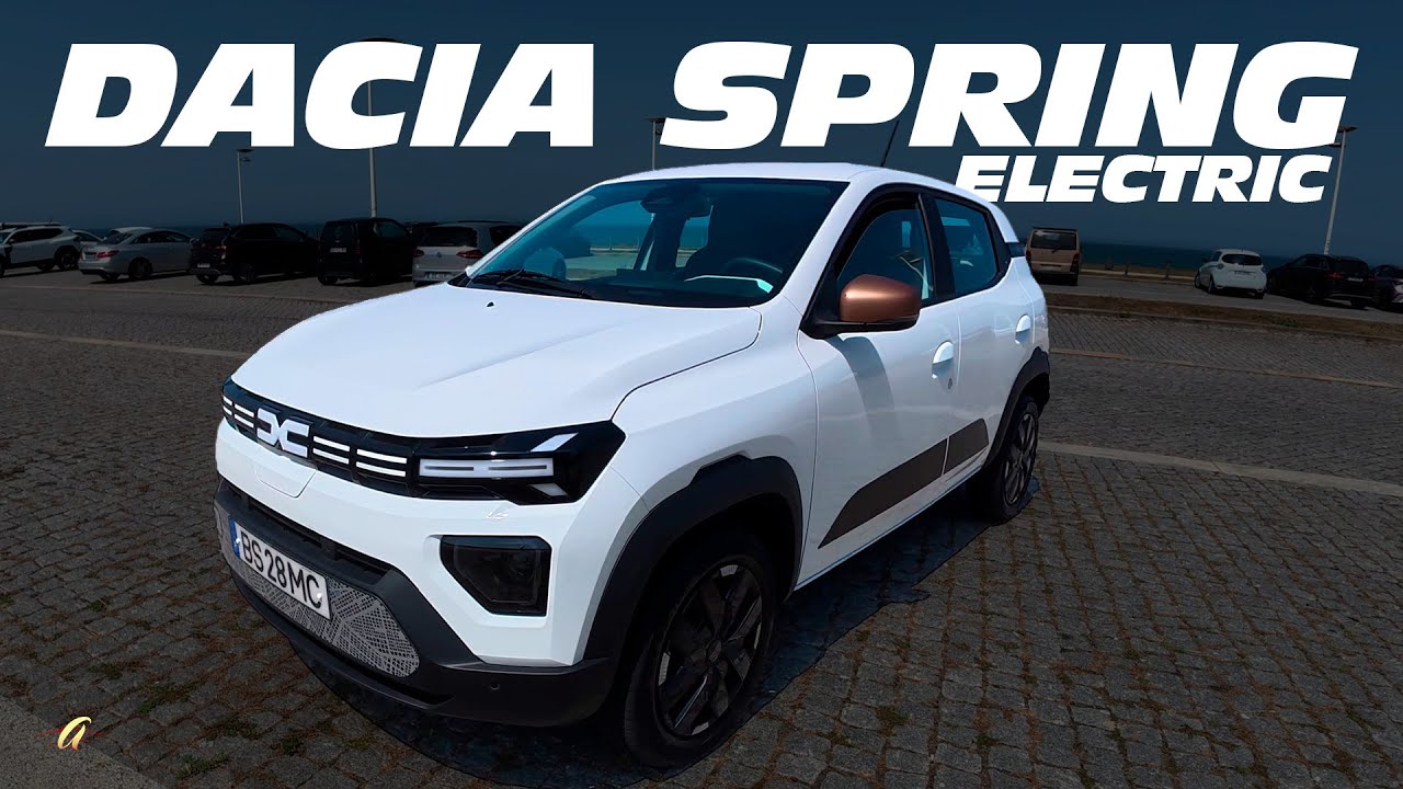 O CARRO ELÉTRICO MAIS BARATO DA EUROPA! Andamos no Dacia Spring, o Irmão do Renault Kwid!