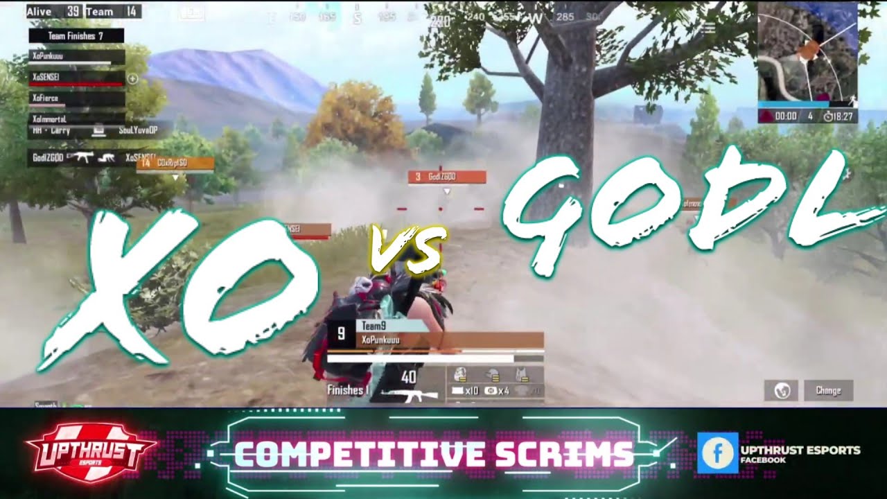 GodLike Vs XO 4v4 Fight | XO Can Clutch GodLike | UNTRUST ESPORT