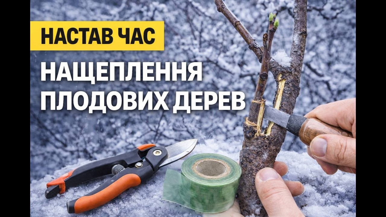 Найкращий час для щеплення плодових дерев. Прайс на живці.
