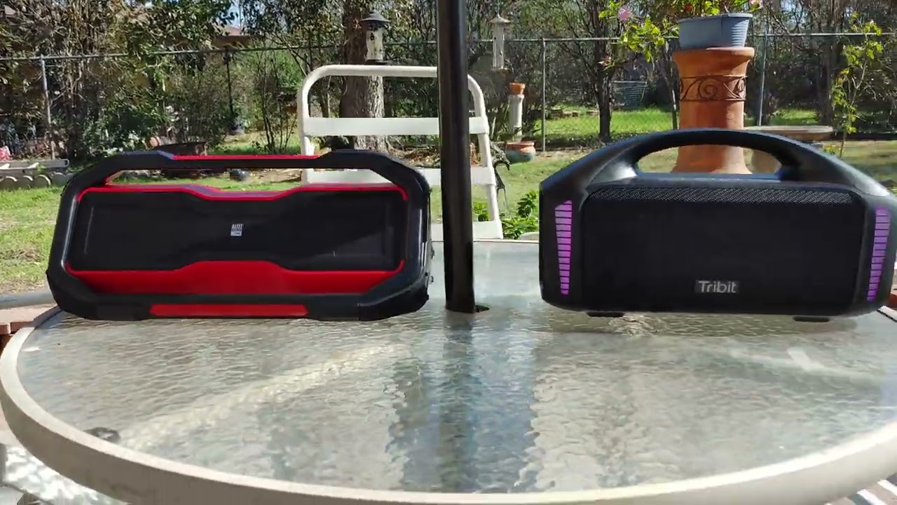 Tribit Storm blast and Altec Lansing Rock Box XL