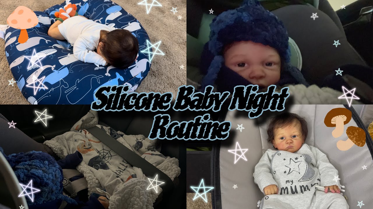 Silicone Baby Night Routine | Reborn Roleplay | Mya Reborns