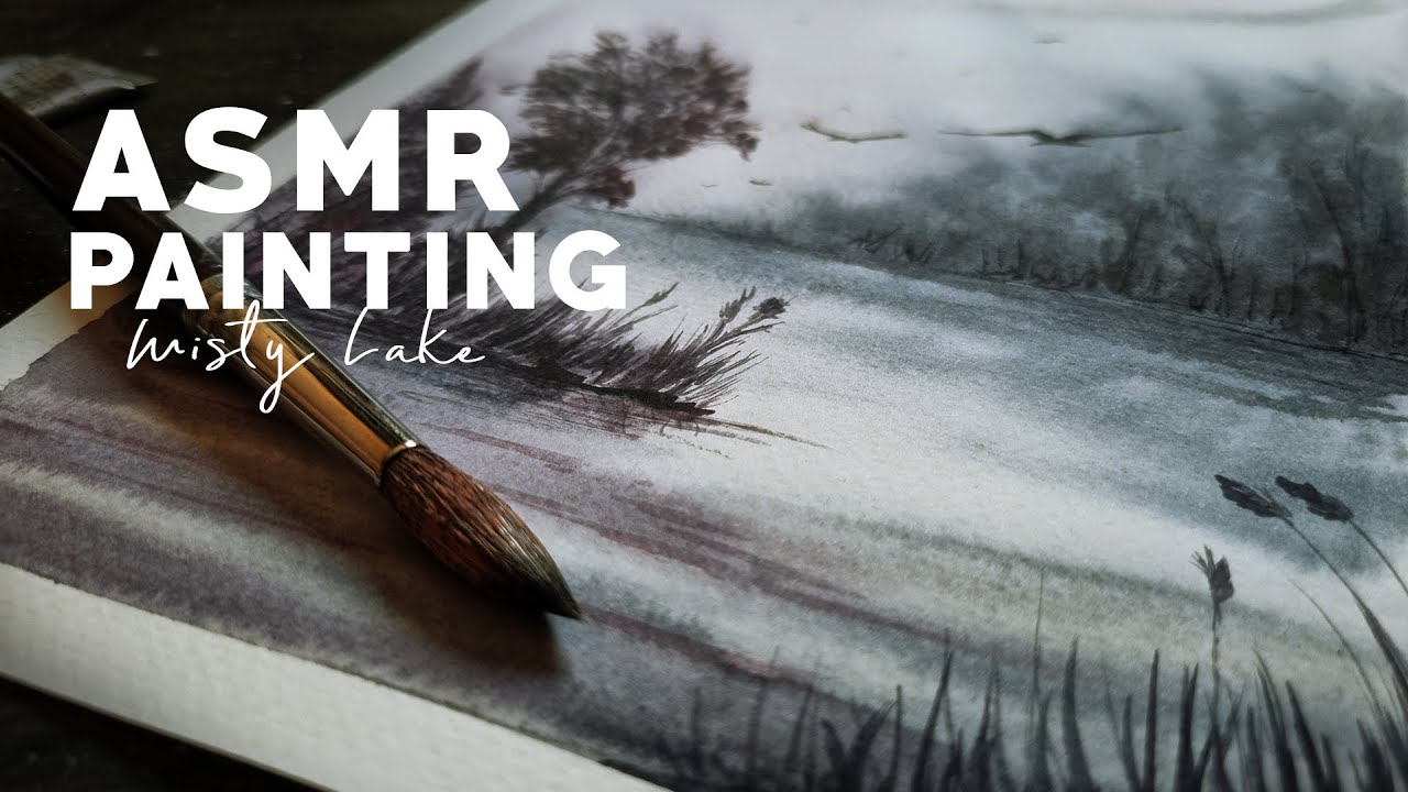 ASMR Watercolor Painting - 