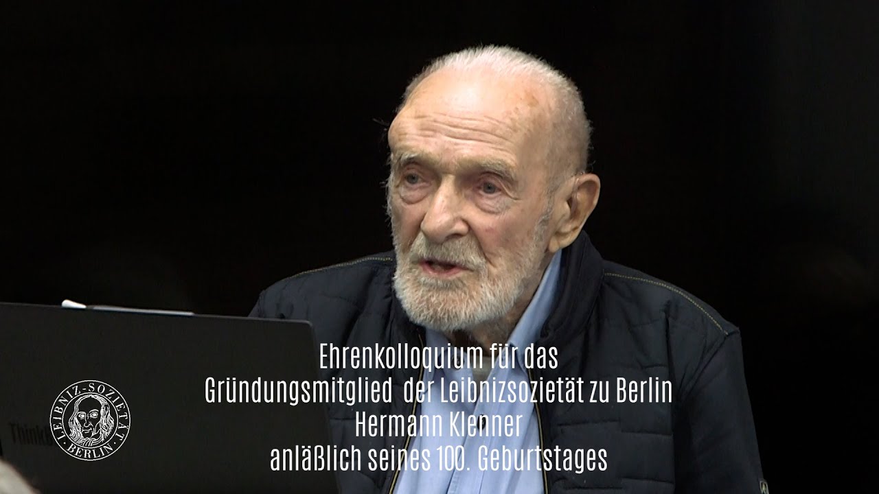 Hermann Klenner I Ehrenkolloquium zum 100.