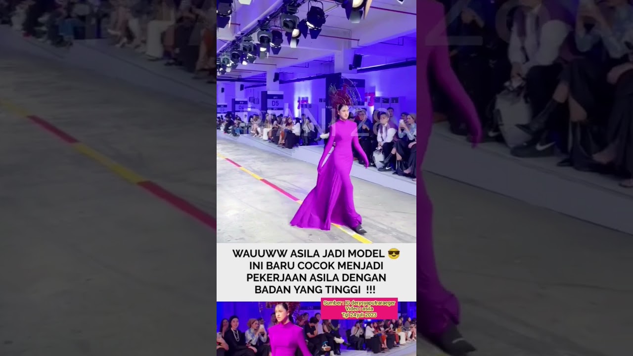 CANTIKNYA ASILA ANAK ABIRAMZI SAAT MENJADI MODEL JFW #artisviral #artis #asilamaisa #beritaartis