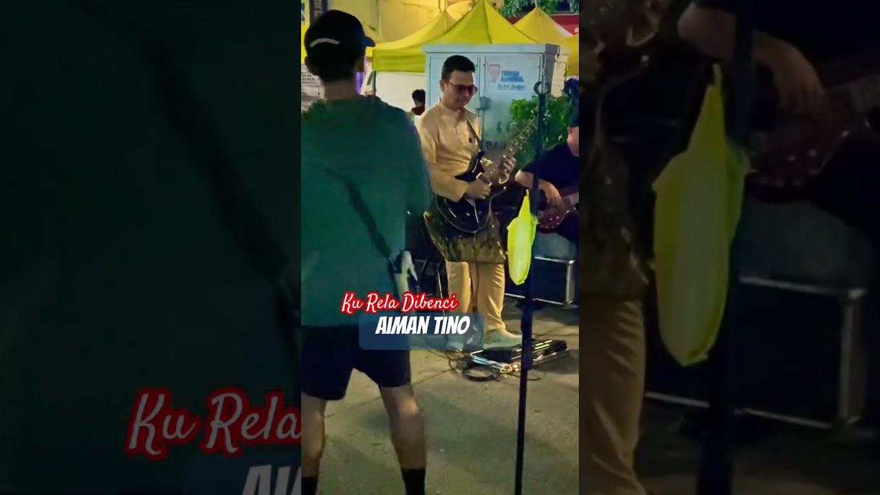 ..menghibur walau di mana #aimantino #jalantar #almizi #musicforlife #cahayabuskers #busking