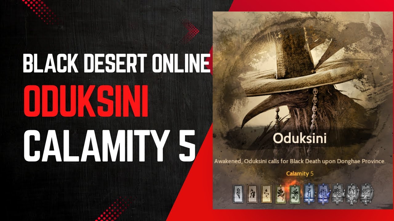 BDO Black Shrine Oduksini Calamity 5