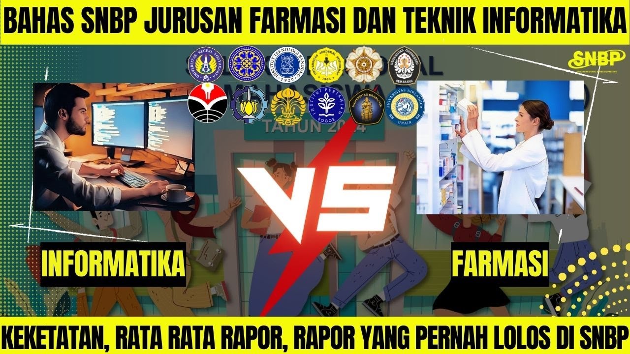 KHUSUS FARMASI DAN INFORMATIKA. NILAI RATA RATA RAPOR DAN NILAI RAPOR YANG PERNAH LOLOS DI SNBP