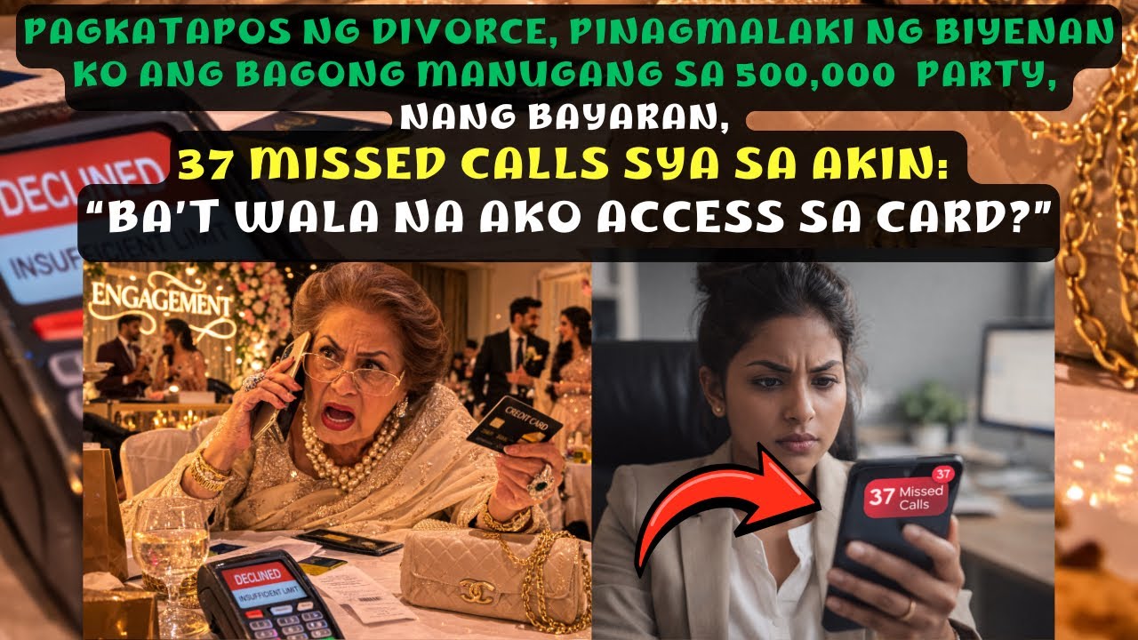 PAGKATAPOS NG DIVORCE, PINAGMALAKI NG BIYENAN KO ANG BAGONG MANUGANG SA 500,000 PARTY, NANG BAYARAN,