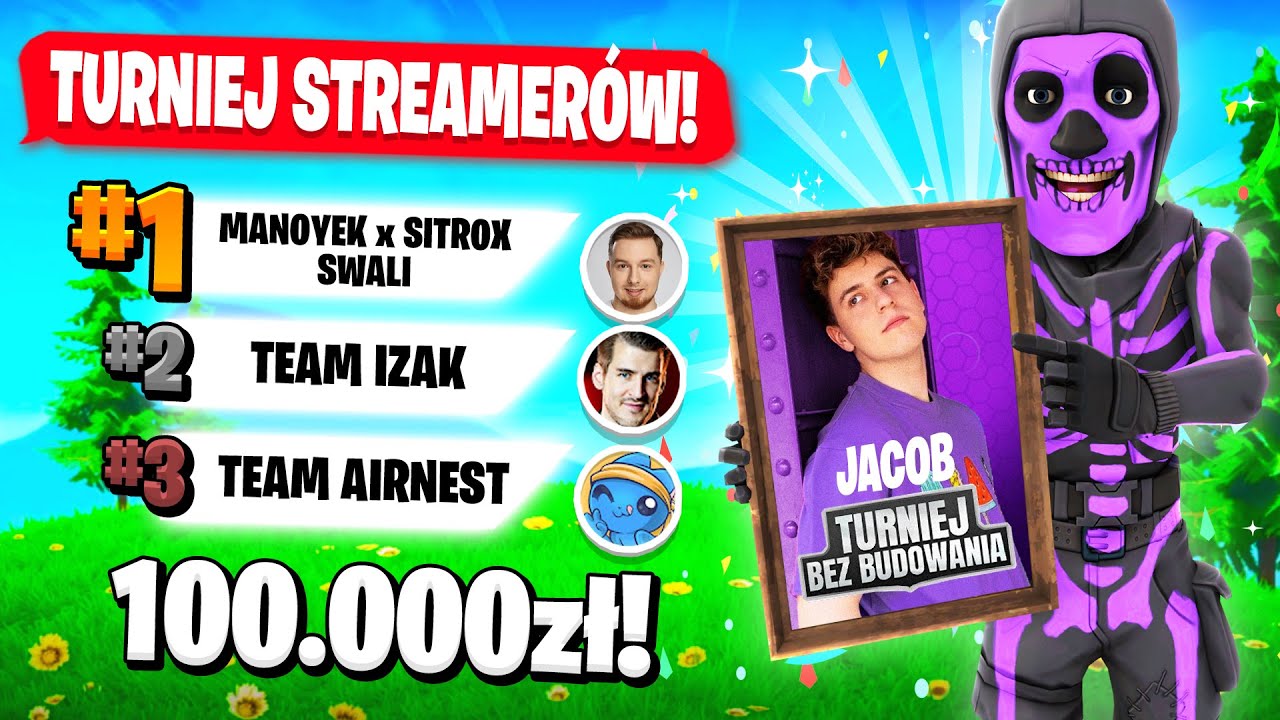 WYGRAŁEM na TURNIEJU STREAMERÓW JACOB! (100.000zł)