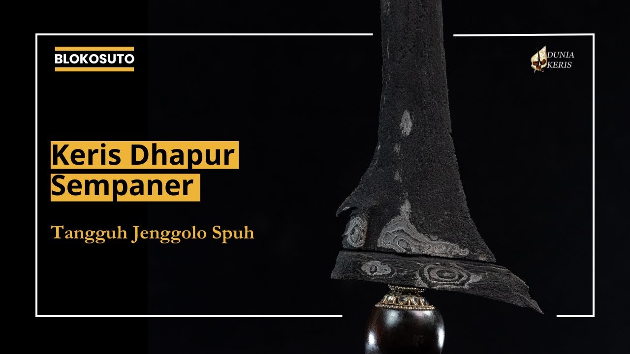 Keris Dhapur Sempaner Tangguh Jenggolo Spuh | Blokosuto 80
