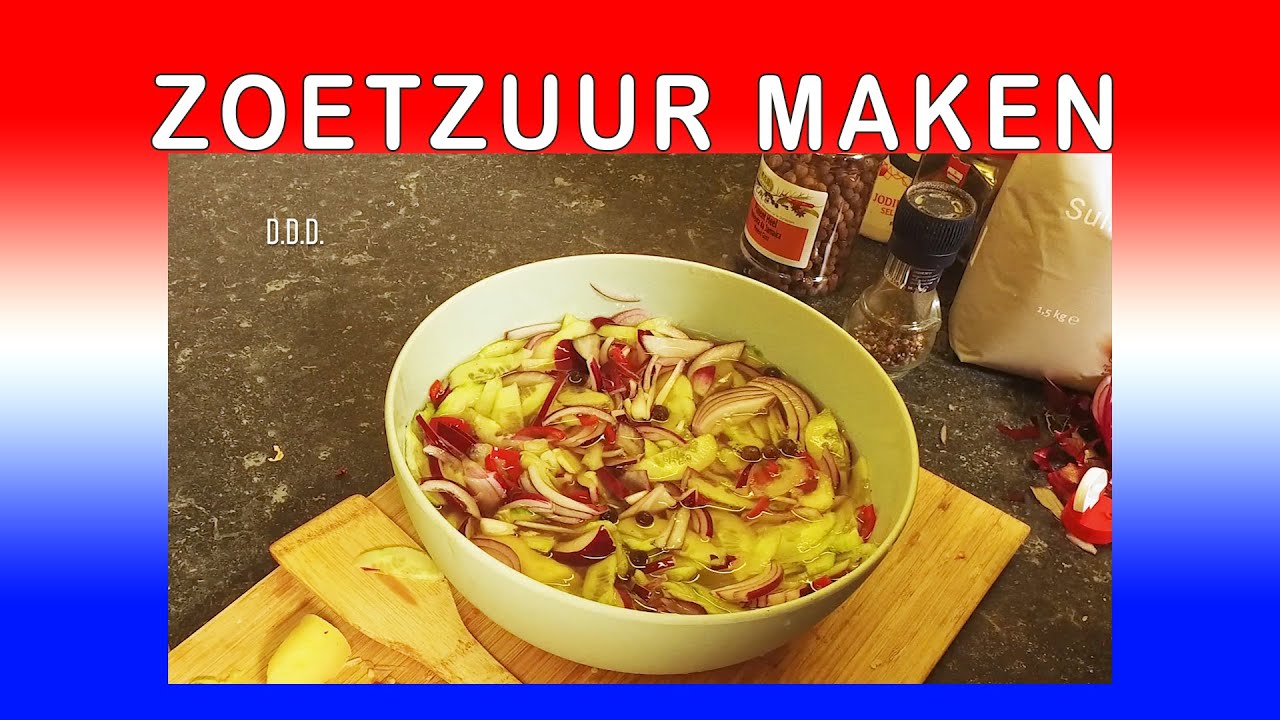 Zoetzuur maken (lekkerste van de wereld)