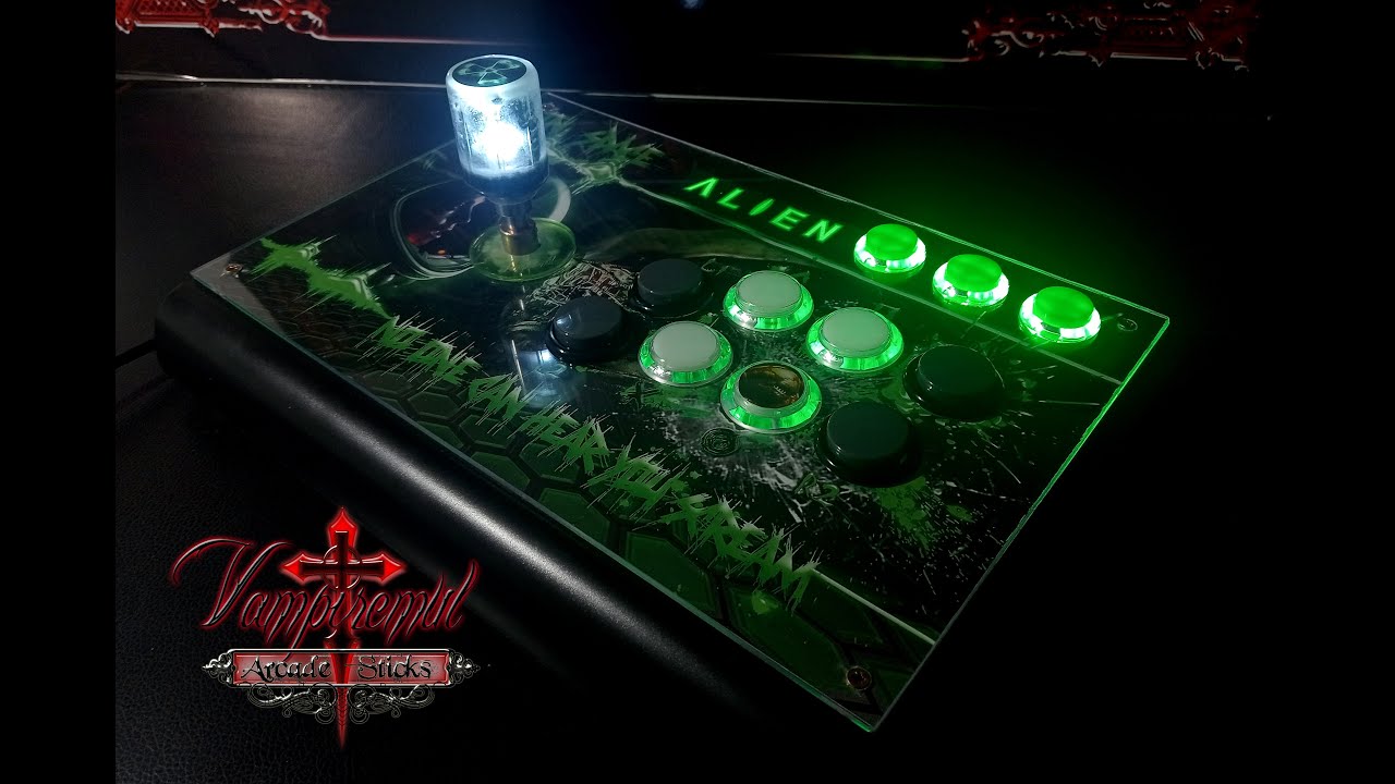 KROM KUMITE ALIEN CUSTOM (Vampiremul Arcade Sticks)