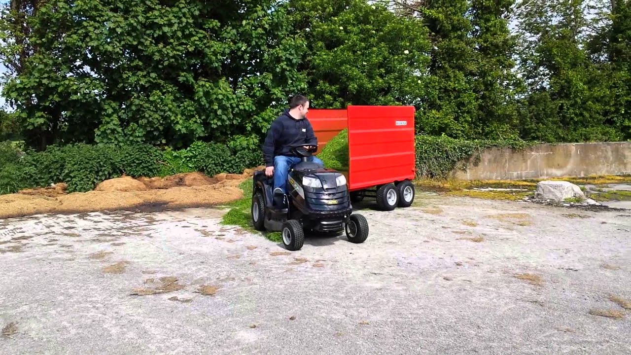 Rideon mower trailer  silage 2