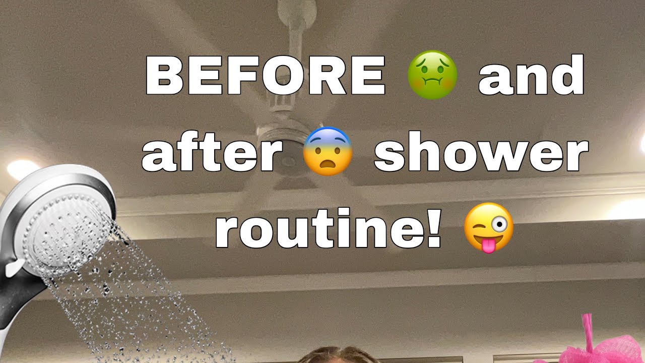 BEFORE 🤢AND AFTER😨 SHOWER ROUTINE! 🤪