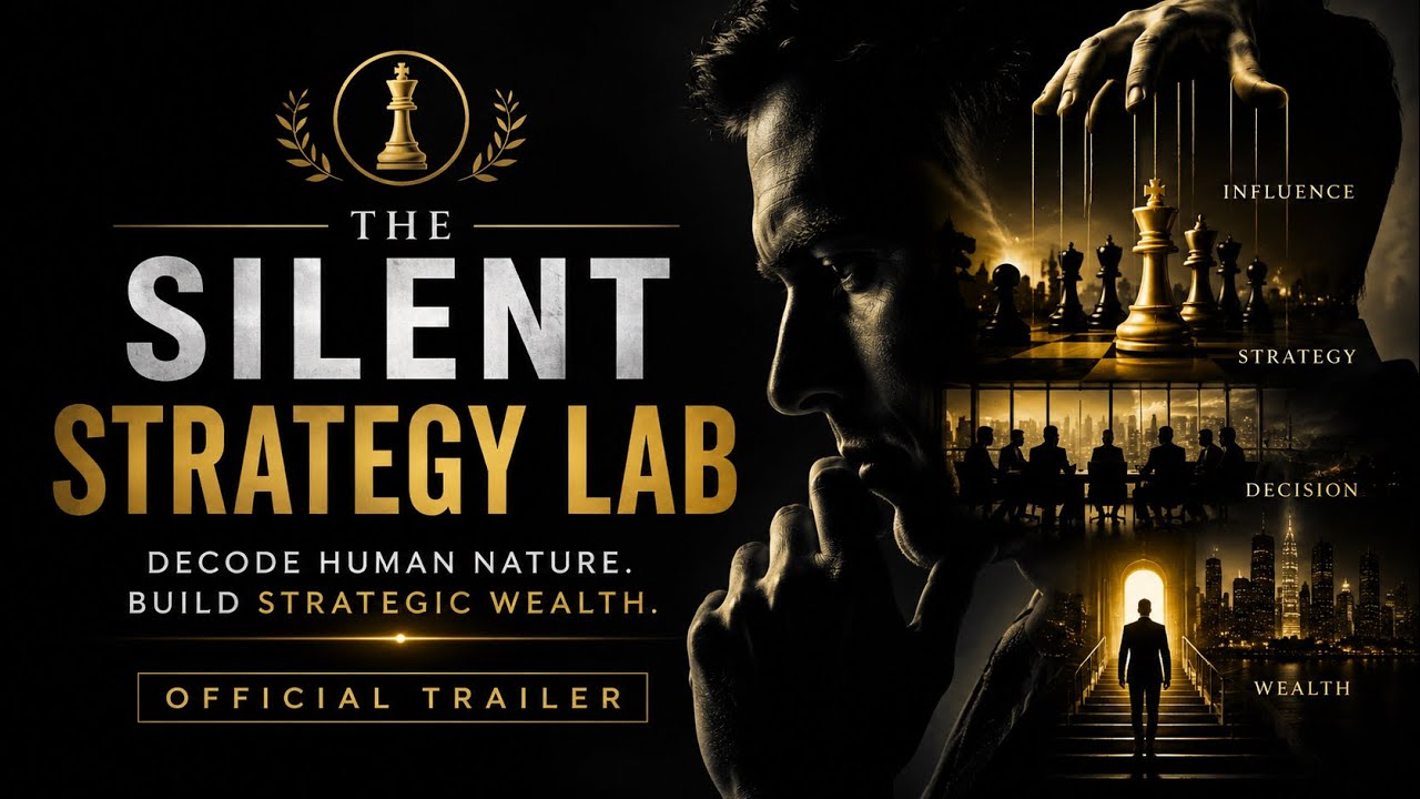 Welcome to The Silent Strategy Lab | Decode Human Nature. Build Strategic Wealth.