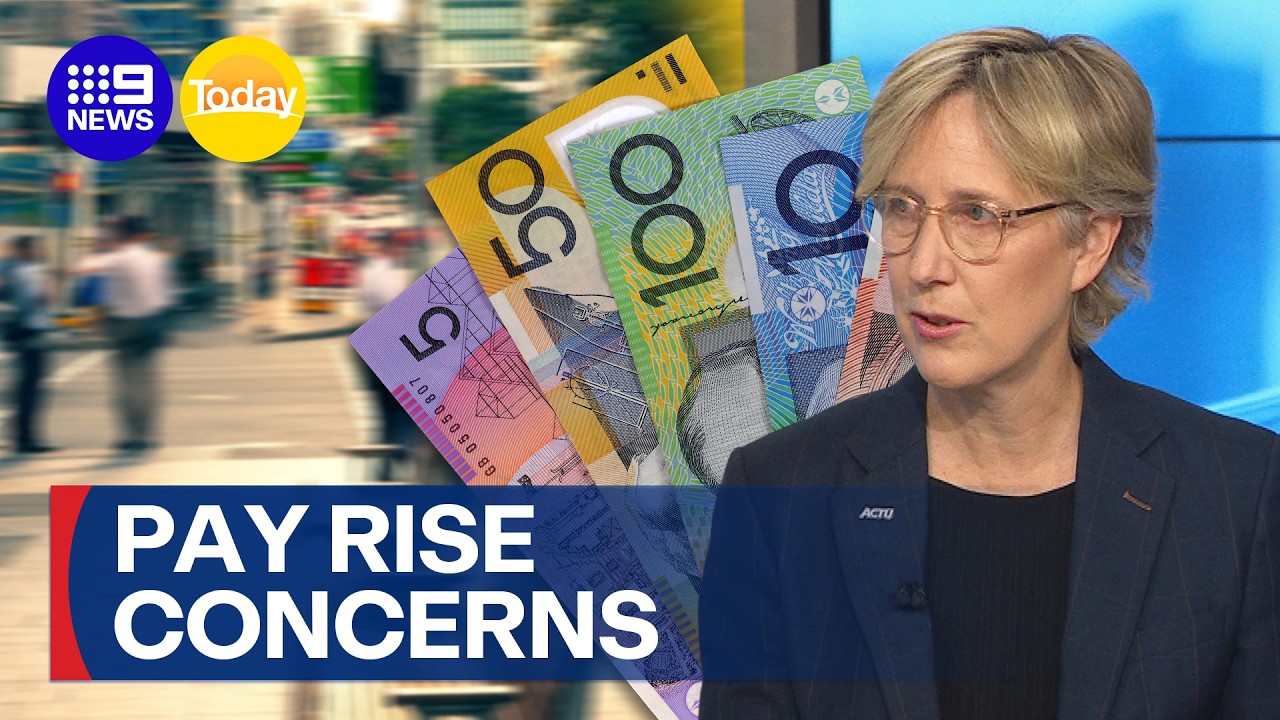 Inflation concerns over minimum wage pay rise | 9 News Australia