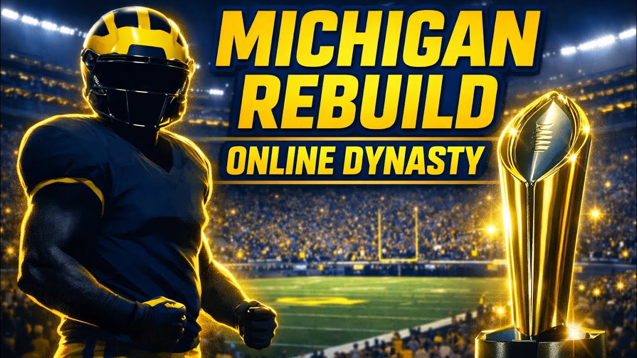 Michigan Online Dynasty Rebuild Begins… Game 1 |  College Football 26