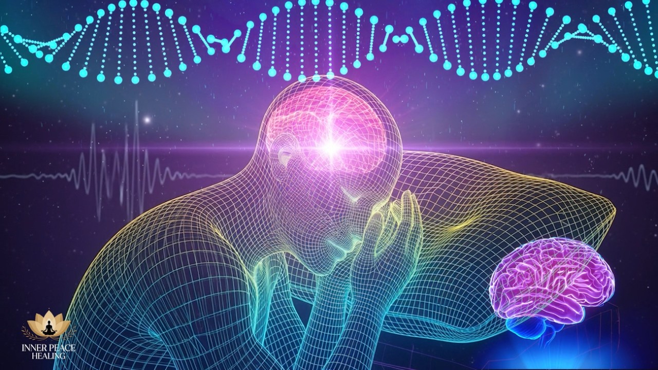 963Hz + 432Hz + 852Hz + 528Hz | The Deepest Healing Sleep: Heal DNA Damage, Sleep & Release Anxiety