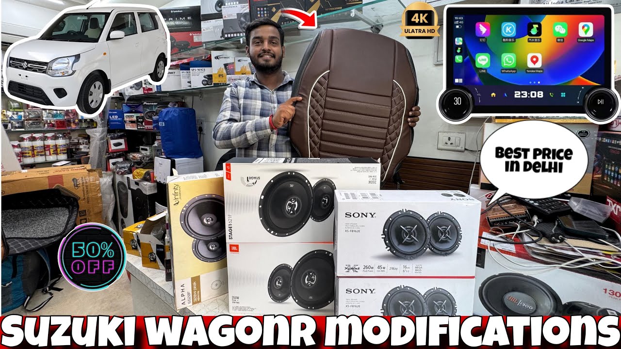 Wagon R Base To Top Modified ✅ इतने कम BUDGET मैं इतना सारा सामान 😱 Wagon R modification✅