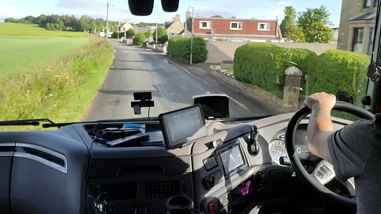 LGV/HGV Back of beyond in Tain, near Invergordon Scotland