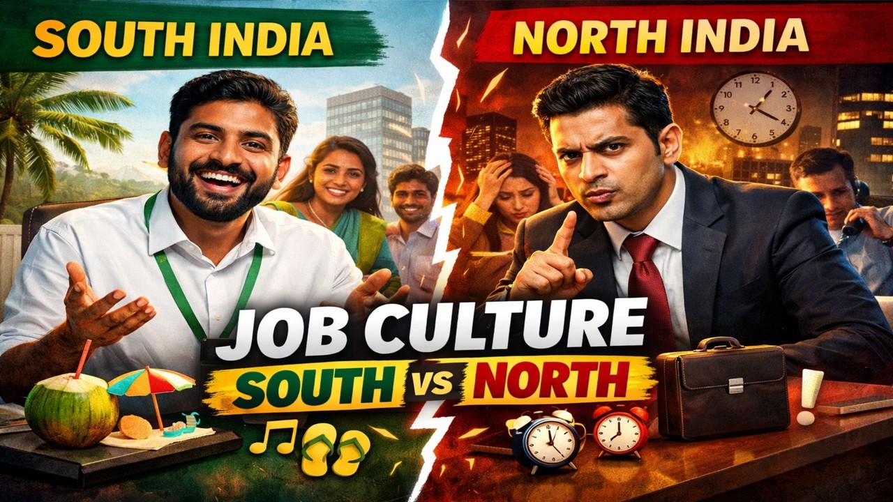 Private vs Government Jobs in India | North vs South Mentality Explained #jobs #culture #story