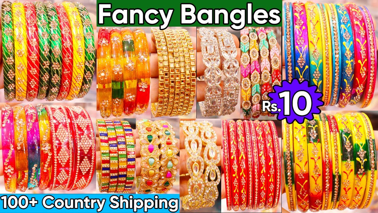 Latest Designer Fancy Glass Borosil Bangles Collection 2025 | Premium Bridal Chura & Velvet Bangles