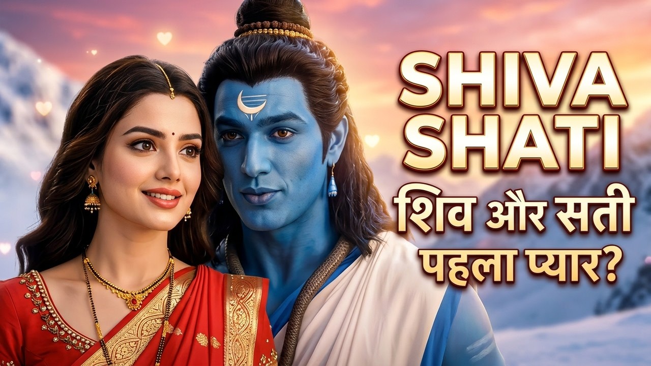 🌺 संसार की पहली प्रेम कहानी- शिव और सती omveda100k#shiva