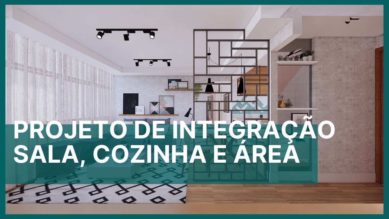 PROJETO  DE INTEGRAÇÃO DE SALA, COZINHA E ÁREA DE SERVIÇO
