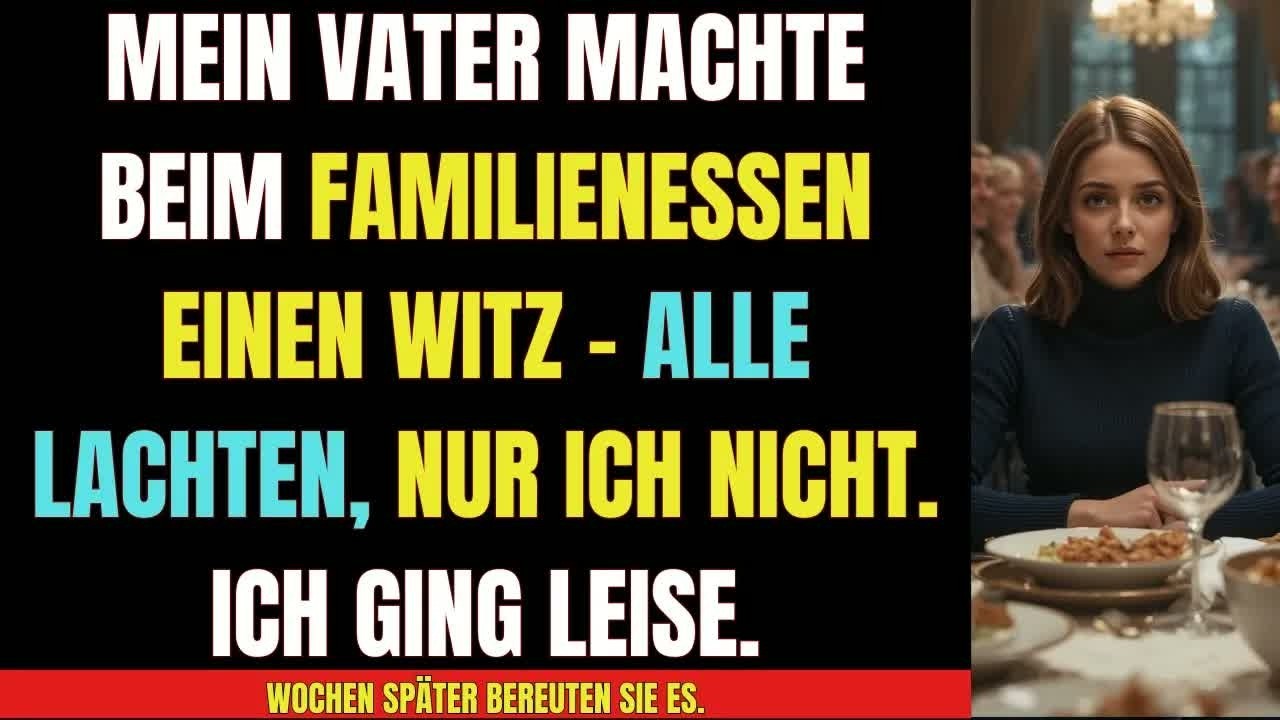 👉 „Sie lachten über mich beim Familienessen – also ging ich einfach  Und das veränderte ALLES “