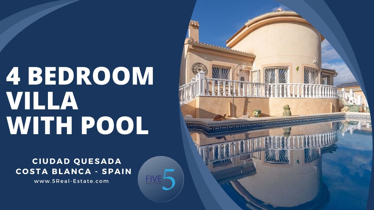 STUNNING 3/4 BEDROOM VILLA WITH POOL FOR SALE - BENIMAR - COSTA BLANCA - SPAIN