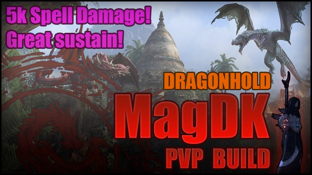 Magicka DK PvP Build DRAGONHOLD: [ Battle Roar 4.0 ] 5K Spell Damage | Great Resists | Better Regen