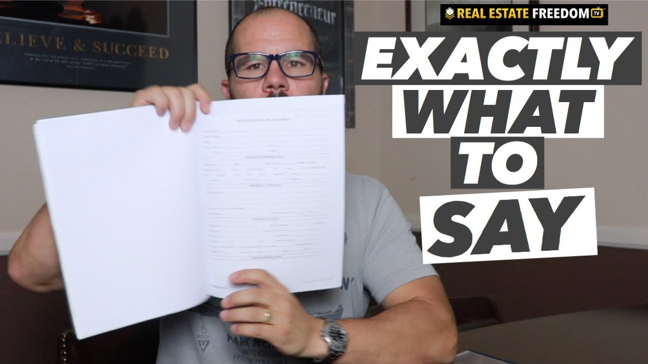 The Perfect Motivated Seller Script