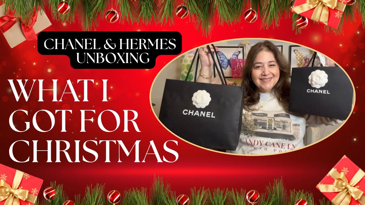 ЧТО Я ПОЛУЧИЛА НА РОЖДЕСТВО 2025🎄 | ДВОЙНАЯ РАСПАКОВКА HERMES И CHANEL 👛🕶️ | Camochica #luxury