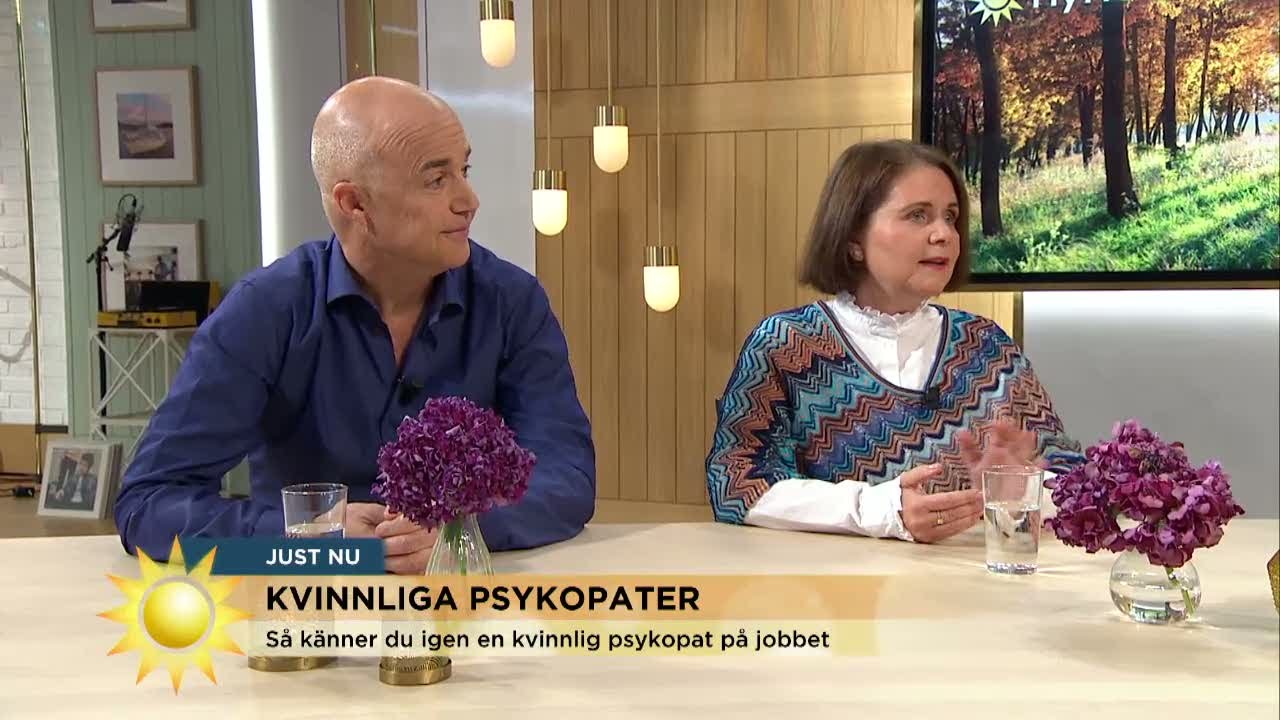 Så känner du igen en kvinnlig psykopat - Nyhetsmorgon (TV4)