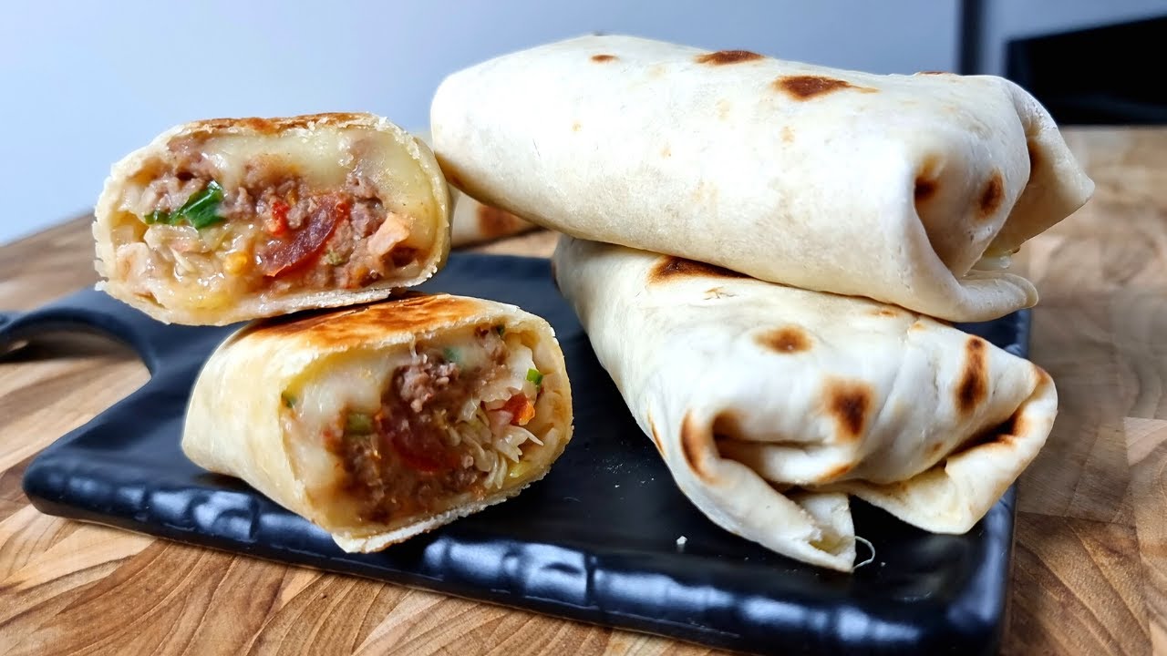 COMO FAZER BURRITOS MEXICANOS | SUPER FÁCIL
