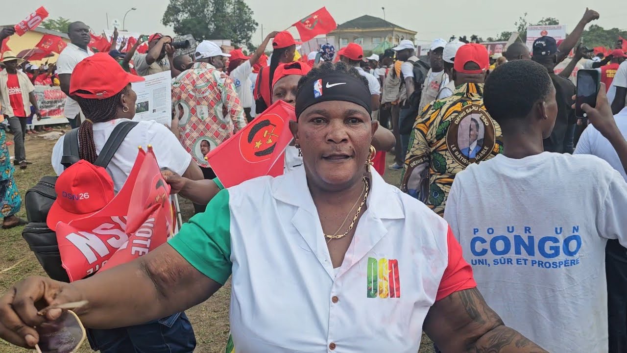 KISSINDJORA A FETER 8 MARS ́A BRAZZA NA MEETING YA PRESIDENT SASSOU DEVANT NINA OKEMBA 