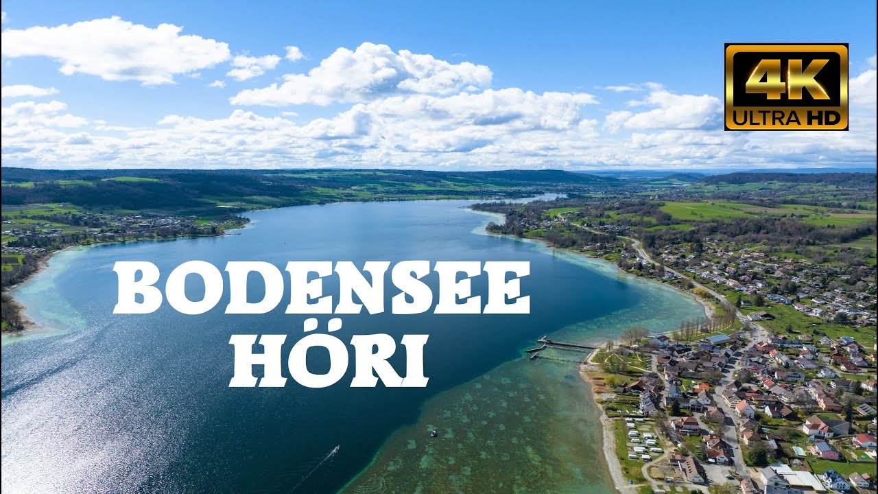 Bodensee - die schöne Höri von oben - 4K
