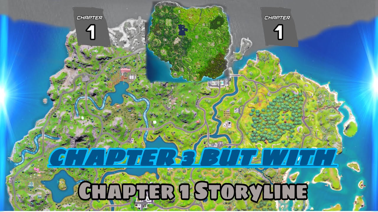 Fortnite Chapter 3 but with Chapter 1 Storyline!! (Concept) (Storyline Switch) @SlayBet